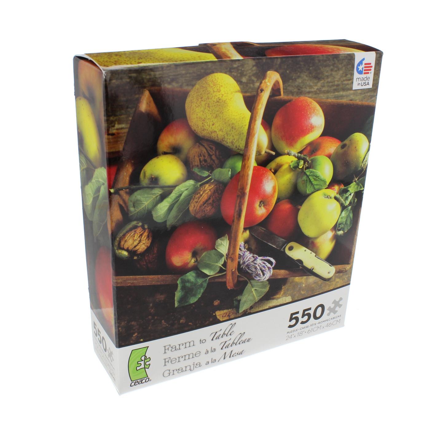 Ceaco 550 Piece Farm to Table Puzzle Assorted Varieties; image 2 of 3