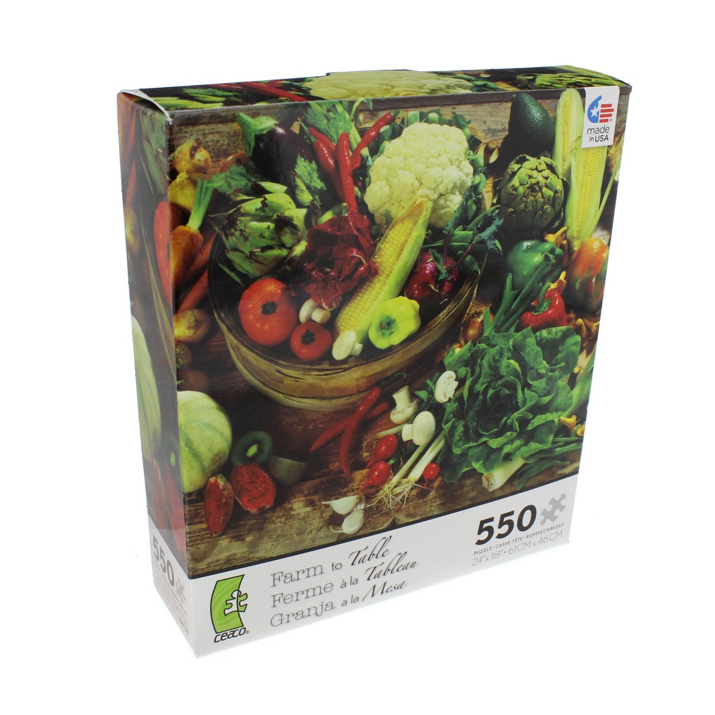 Ceaco 550 Piece Farm to Table Puzzle Assorted Varieties; image 3 of 3