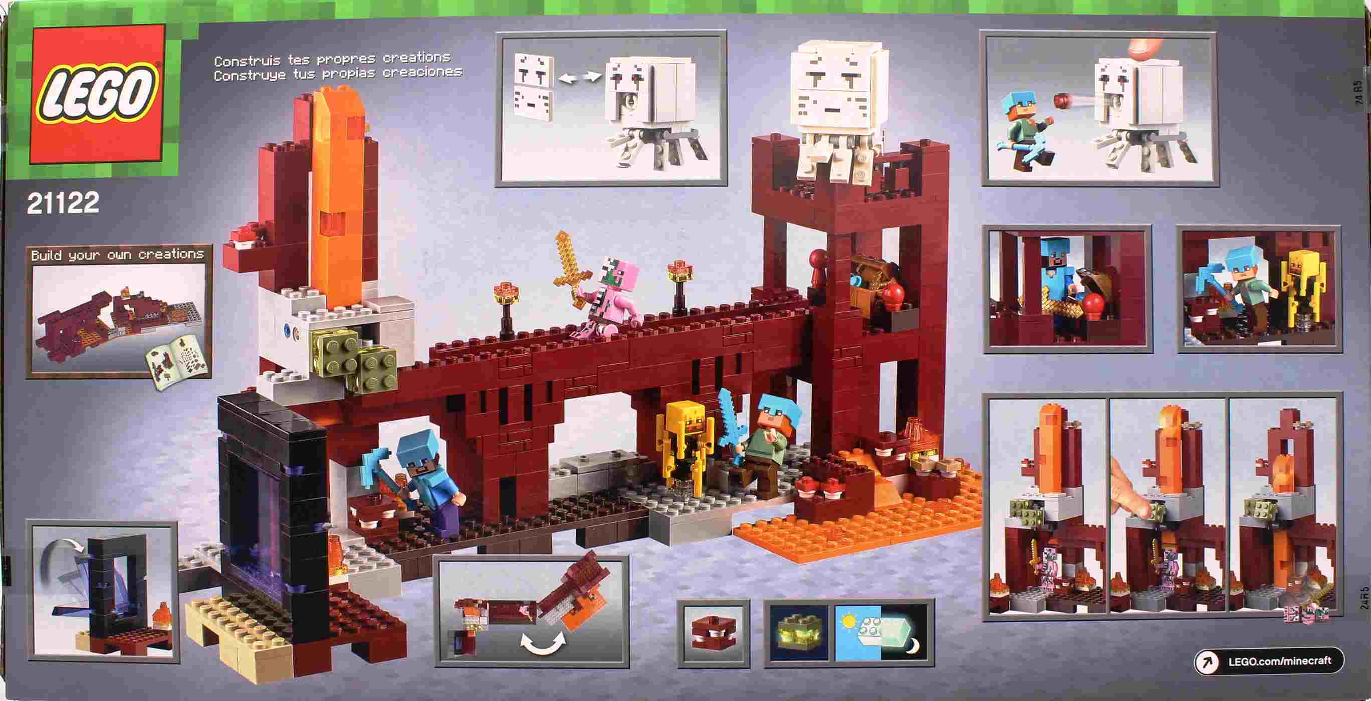 Lego minecraft store nether fortress