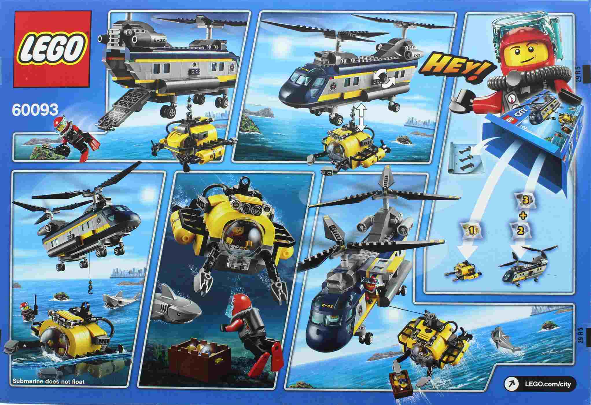 tromme Booth Sindssyge LEGO City Deep Sea Helicopter - Shop at H-E-B