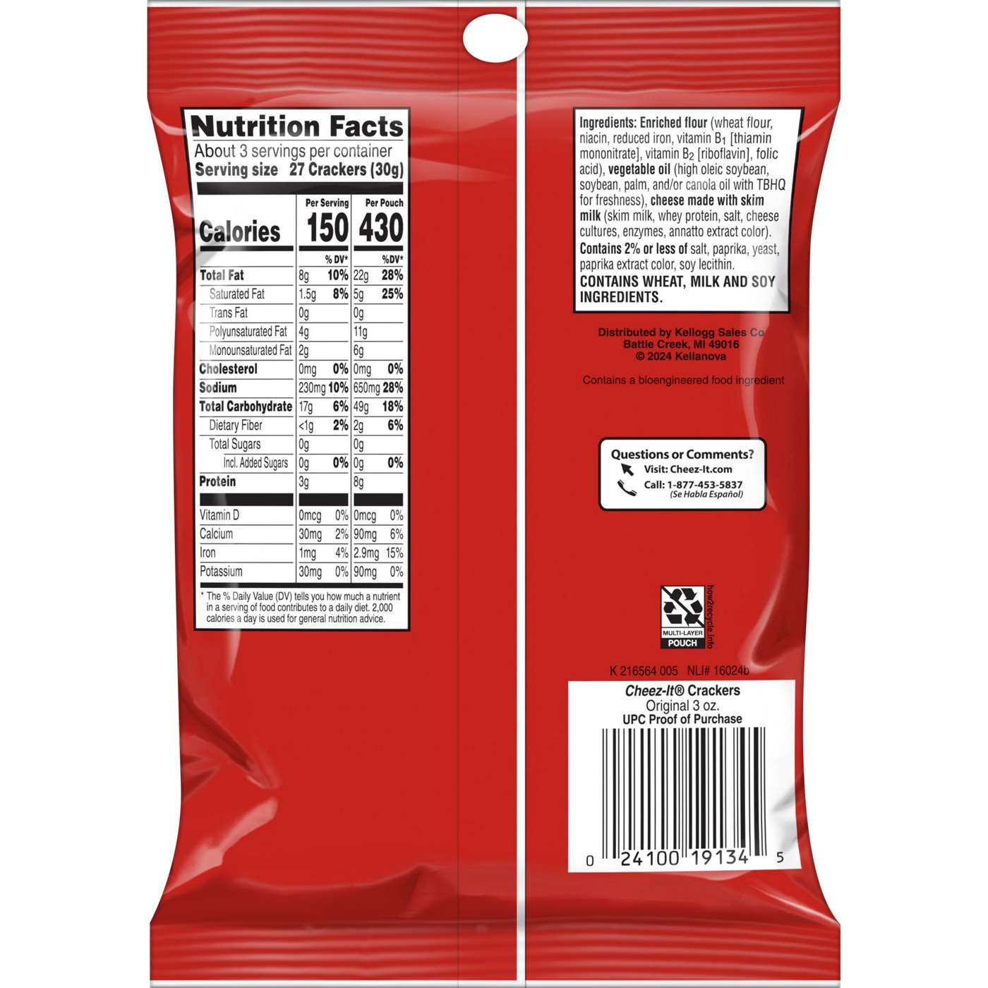 Cheez-It Original Cheese Crackers; image 6 of 7