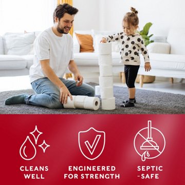 H-E-B Our Finest Ultra Strong Toilet Paper, 6 Mega Rolls