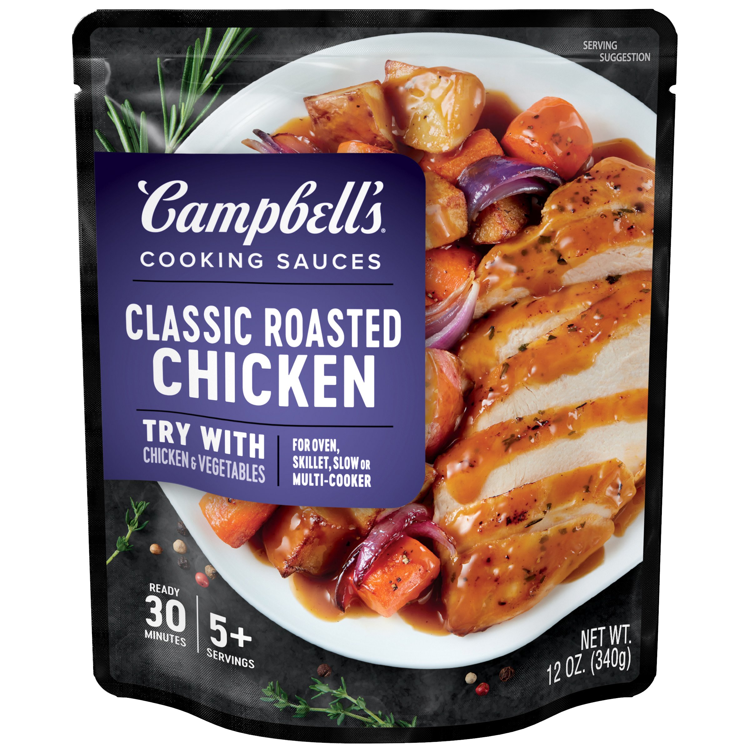 Campbell's Classic Roasted Chicken Oven Sauces Shop Gravy at HEB