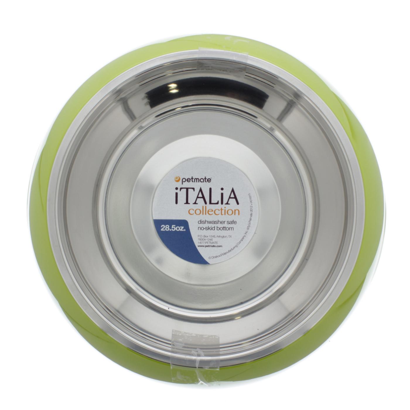 Doskocil Petmate Italia 4 Cup Bowl, Green; image 2 of 2