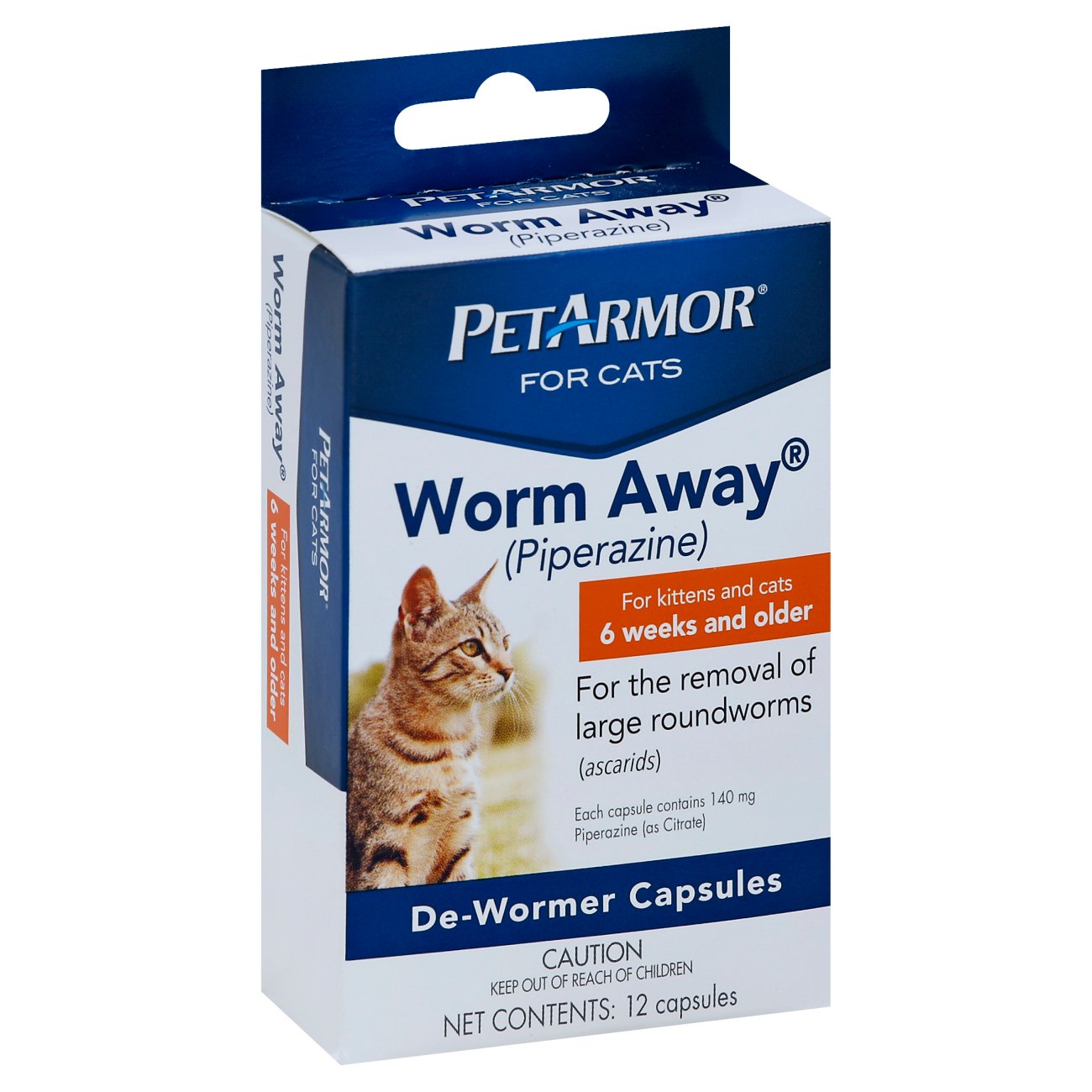 PetArmor Worm Away DeWormer Capsules for Cats Shop Cats at HEB