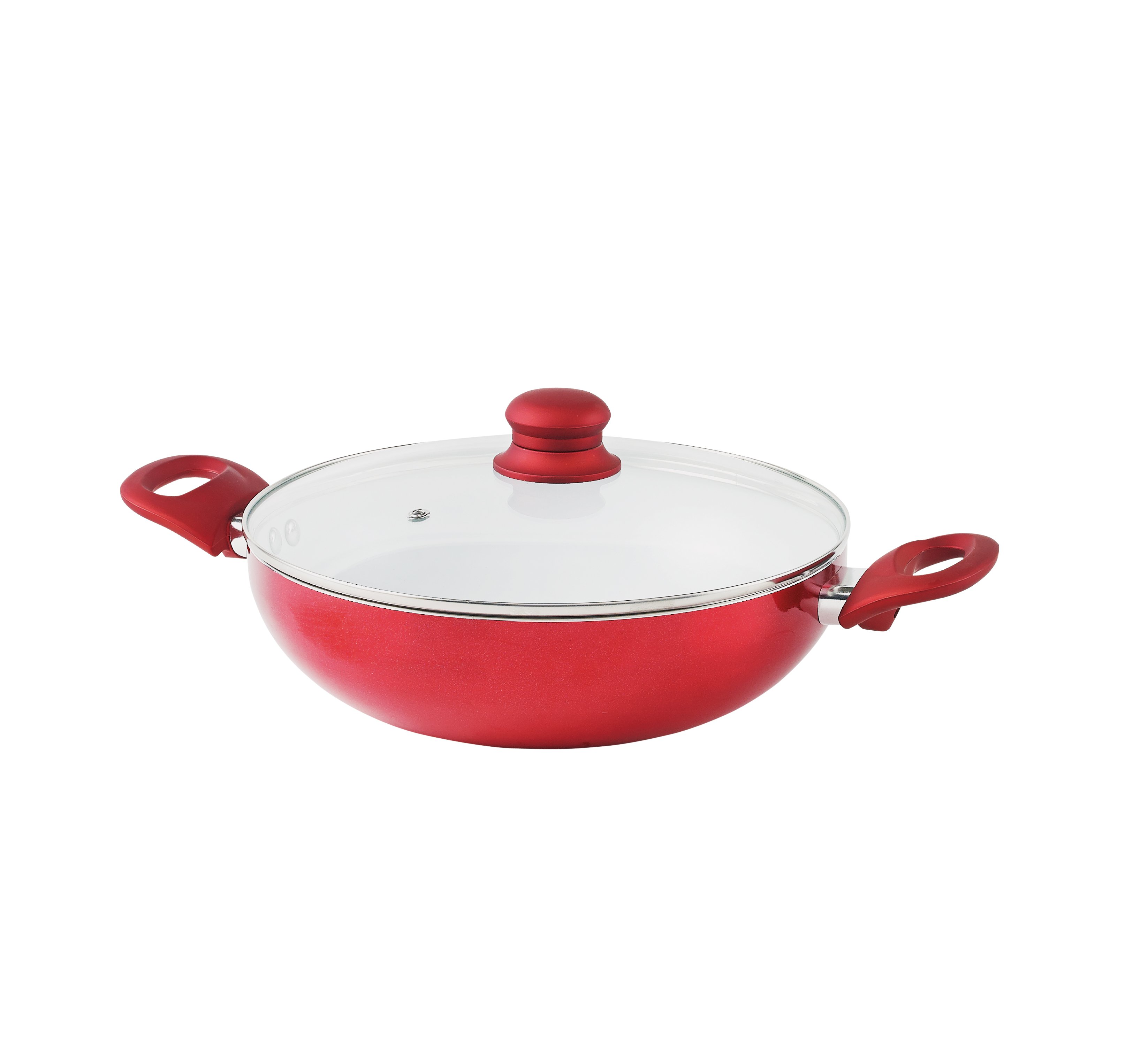 red non stick pots and pans