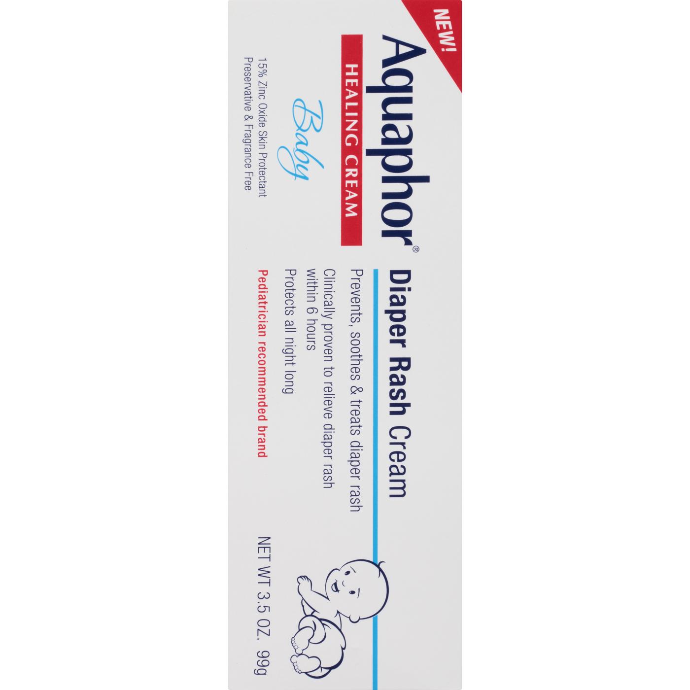 Aquaphor Baby 3-in-1 Diaper Rash Cream Tube; image 3 of 4