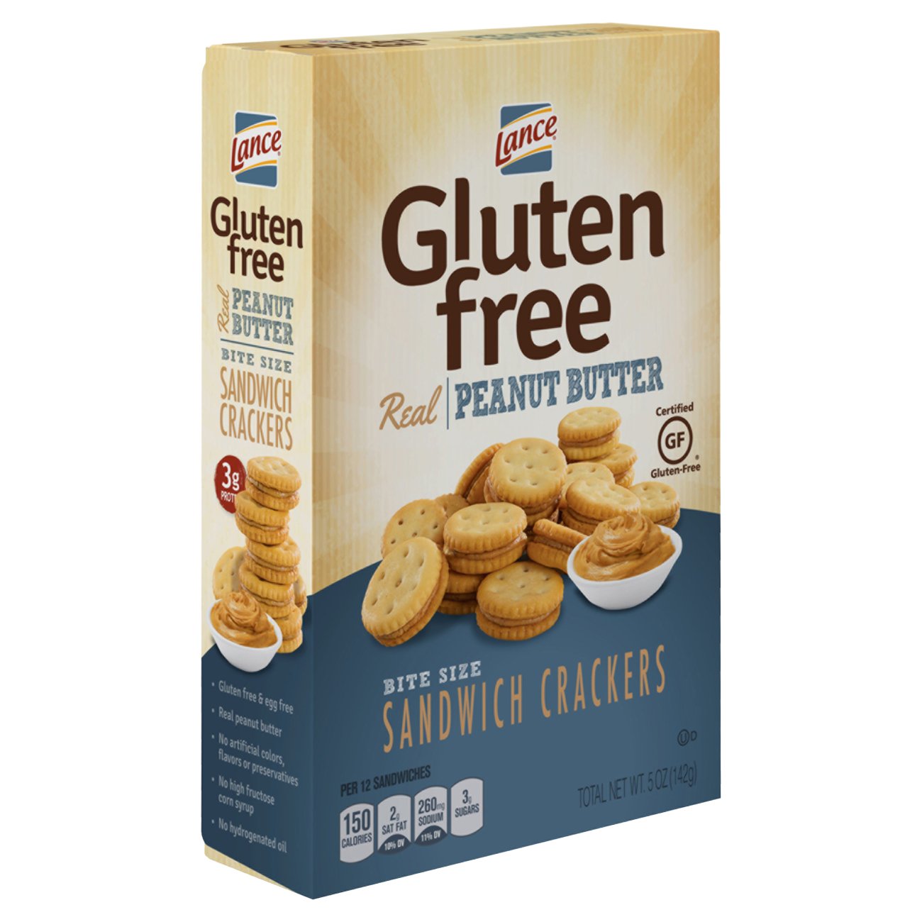 Lance Gluten Free Peanut Butter Sandwich Crackers Shop Crackers