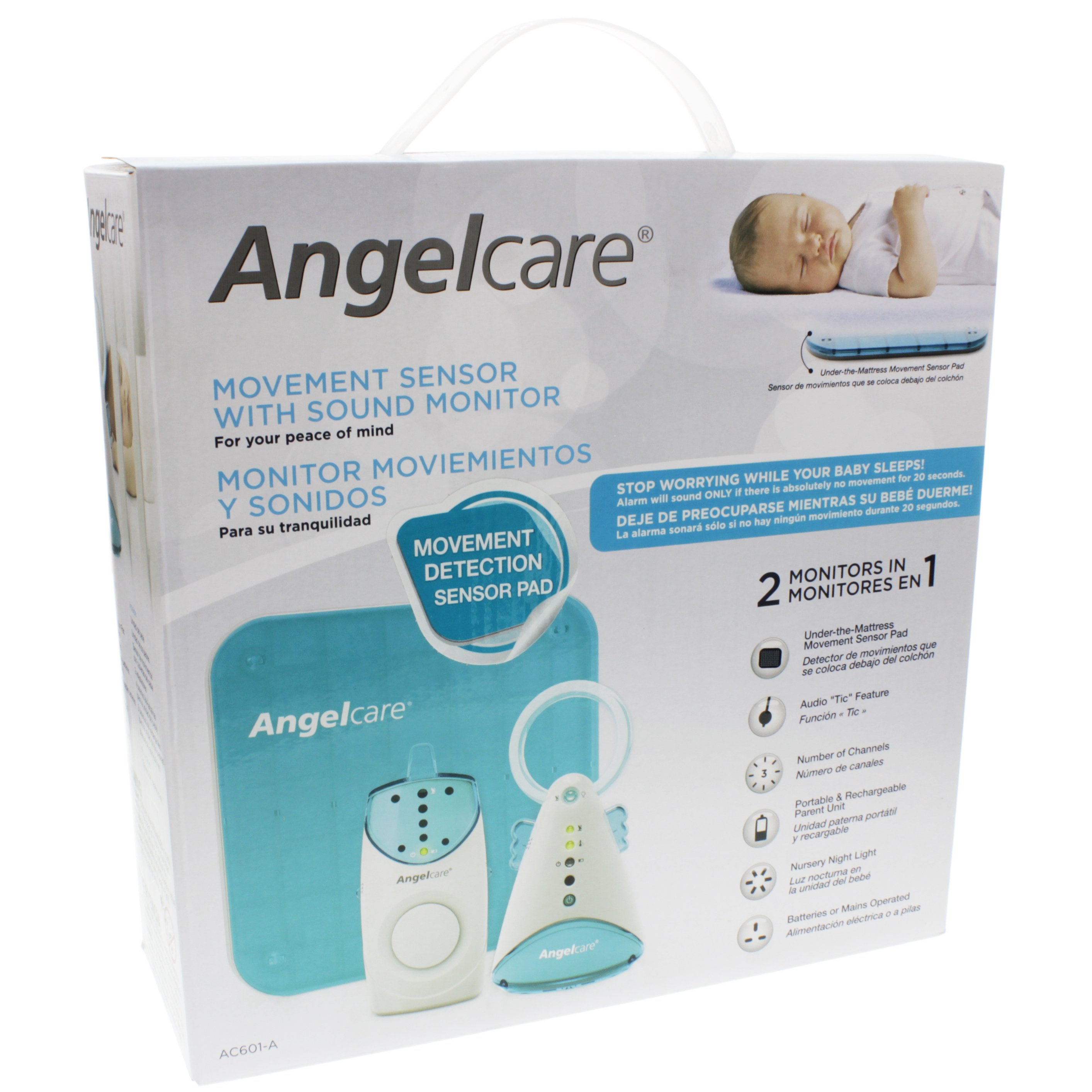 angelcare movement sensor with sound monitor