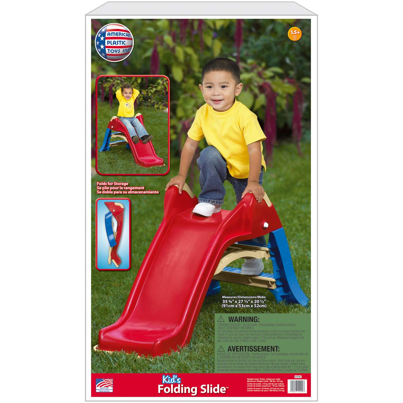 American Plastic Toys Folding Slide; image 1 of 2