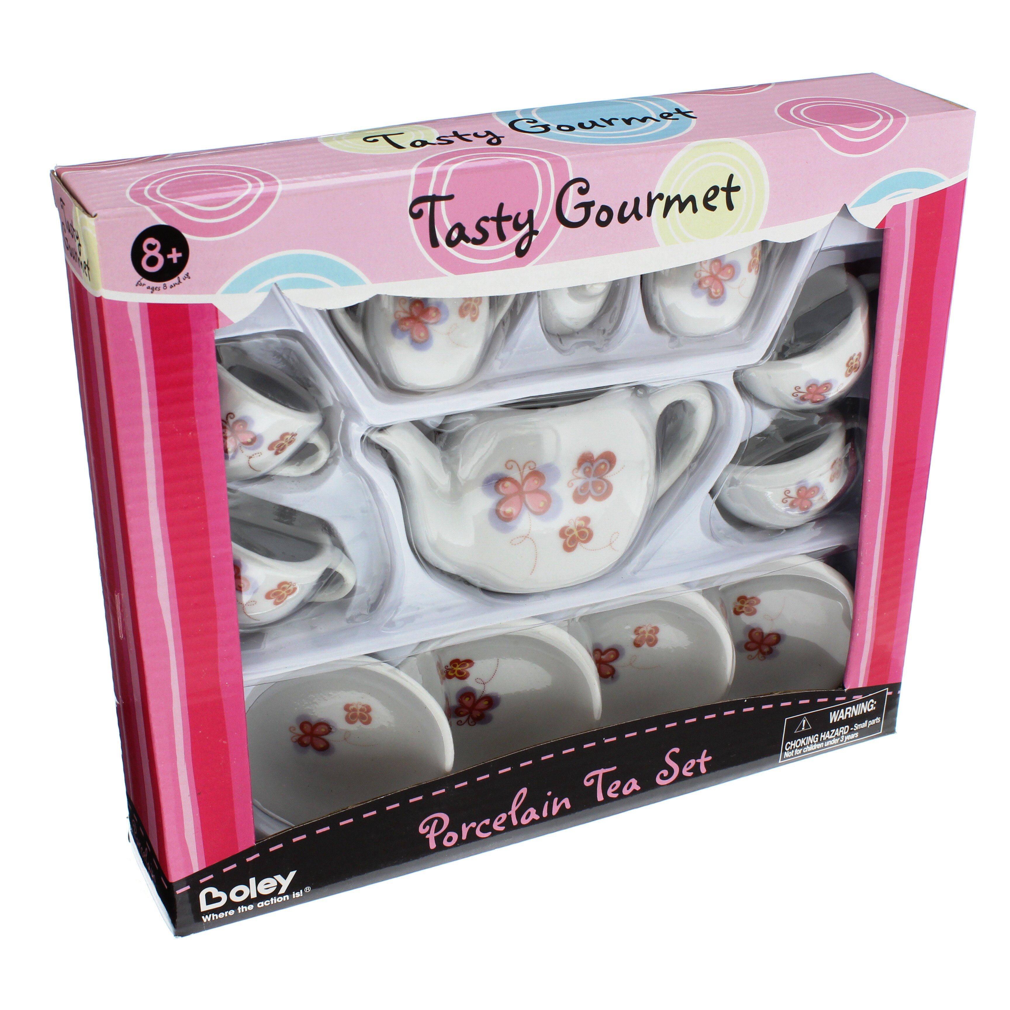 Boley Tasty Gourmet Porcelain Tea Set, Assorted Designs - Shop Dress up ...