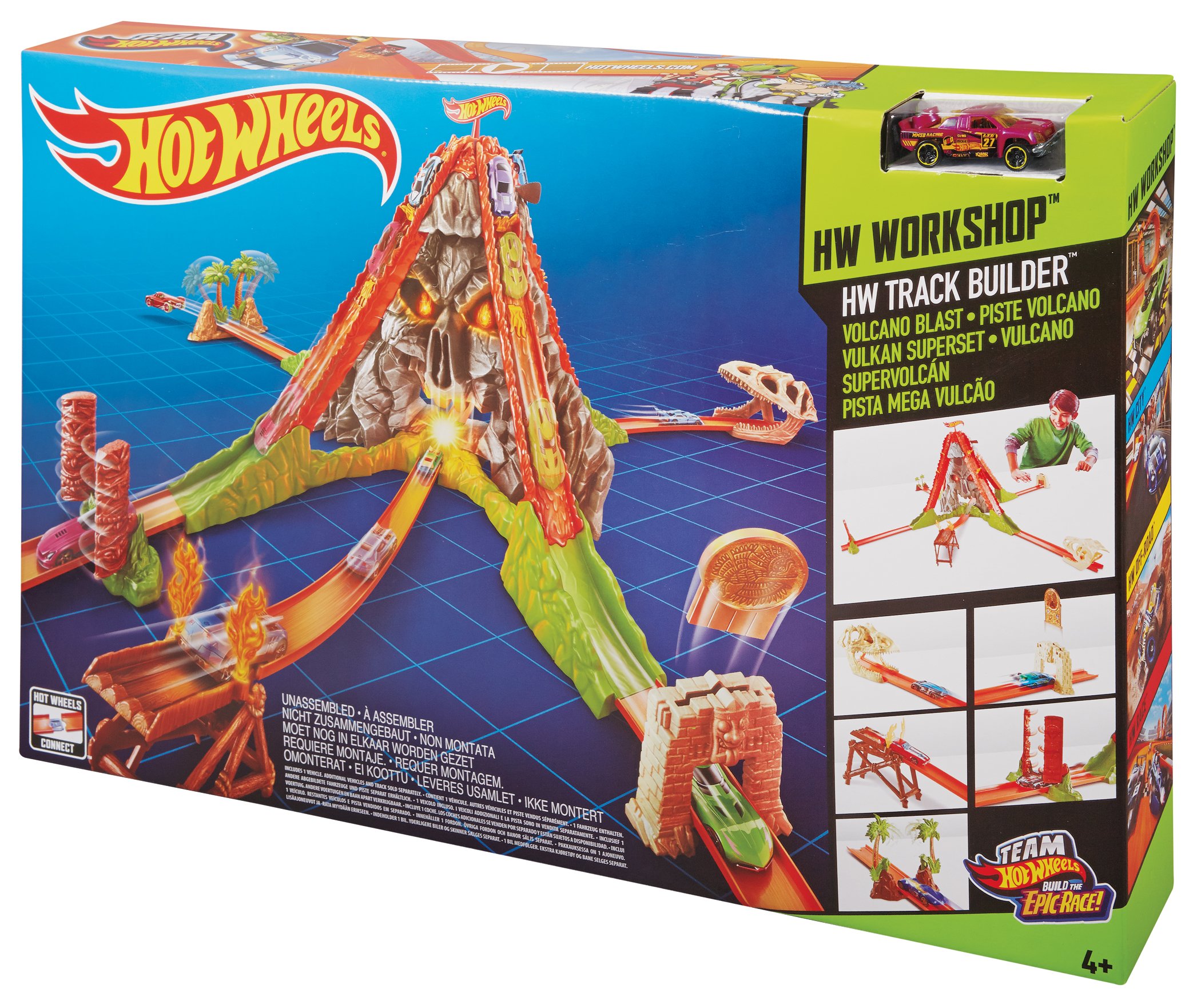 Hot wheels best sale volcano track