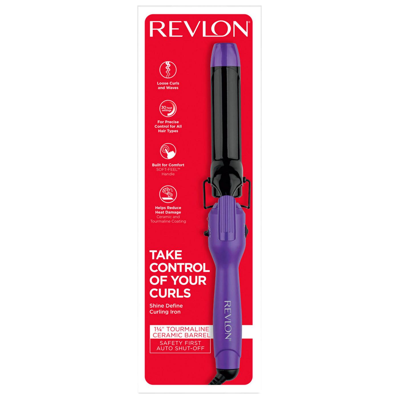 Revlon Ceramic Hair Curling Iron 1 -1/4 in; image 1 of 5