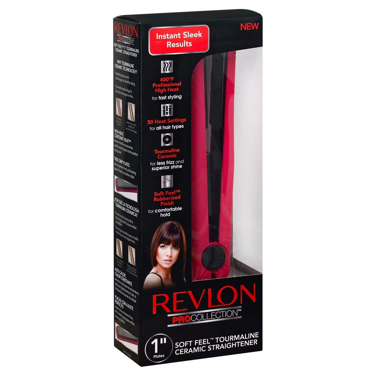 Revlon Pro Collection Soft Feel Straightener 1 Inch Shop Curling Flat Irons At H E B