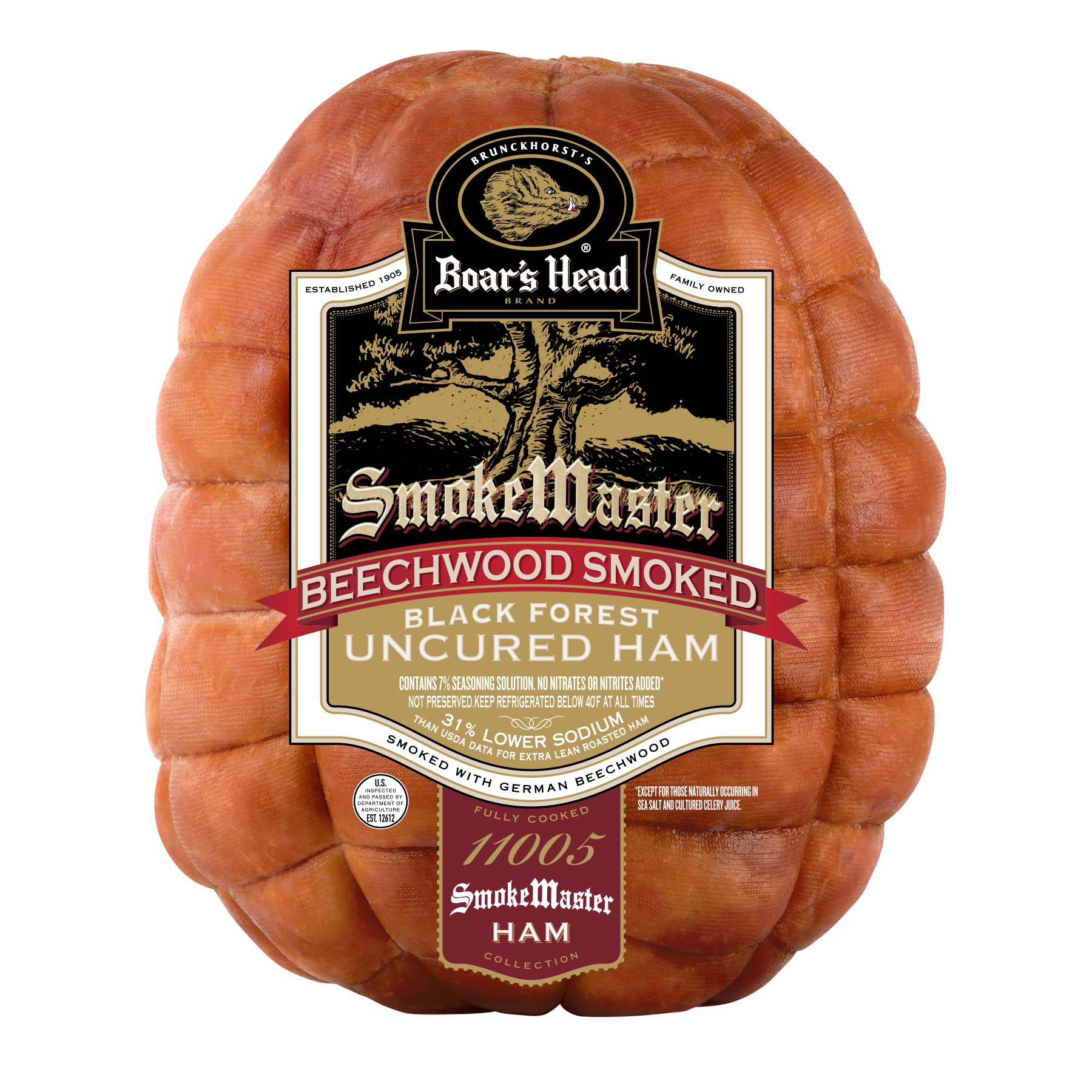 Boar's Head SmokeMaster Beechwood Smoked Black Forest Ham Shop Meat