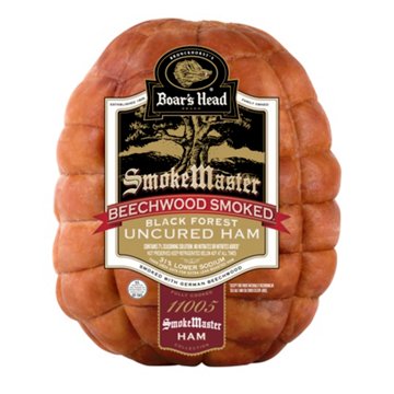 Boar's Head SmokeMaster Beechwood Smoked Black Forest Uncured Ham, Custom Sliced, lb