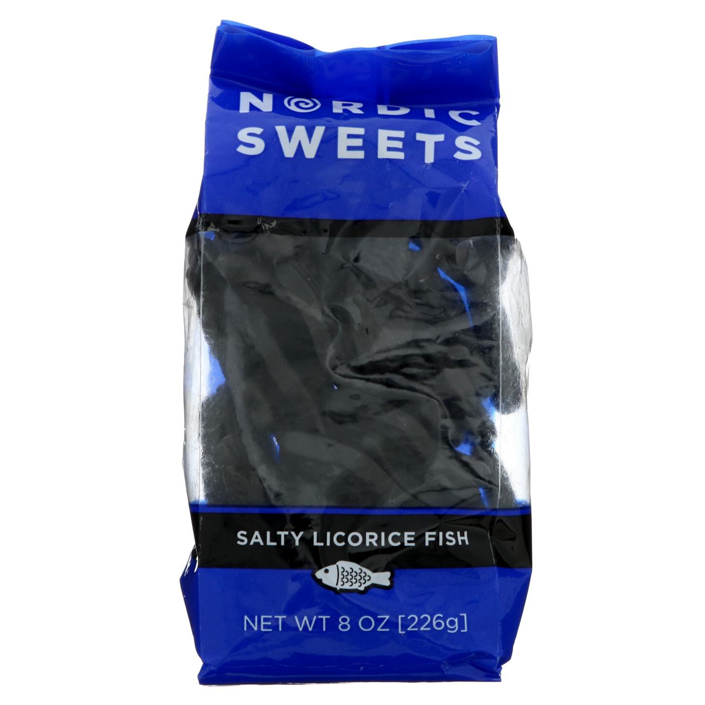 Nordic Sweets Salty Licorice Fish Candy; image 1 of 2