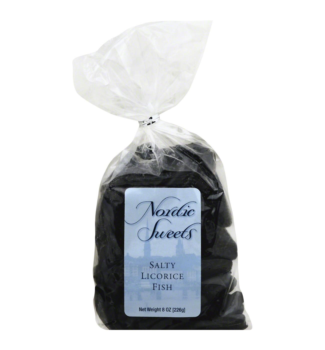 Nordic Sweets Salty Licorice Fish Candy; image 2 of 2