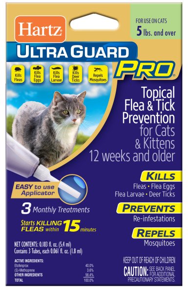 can i use hartz ultraguard for dogs on cats