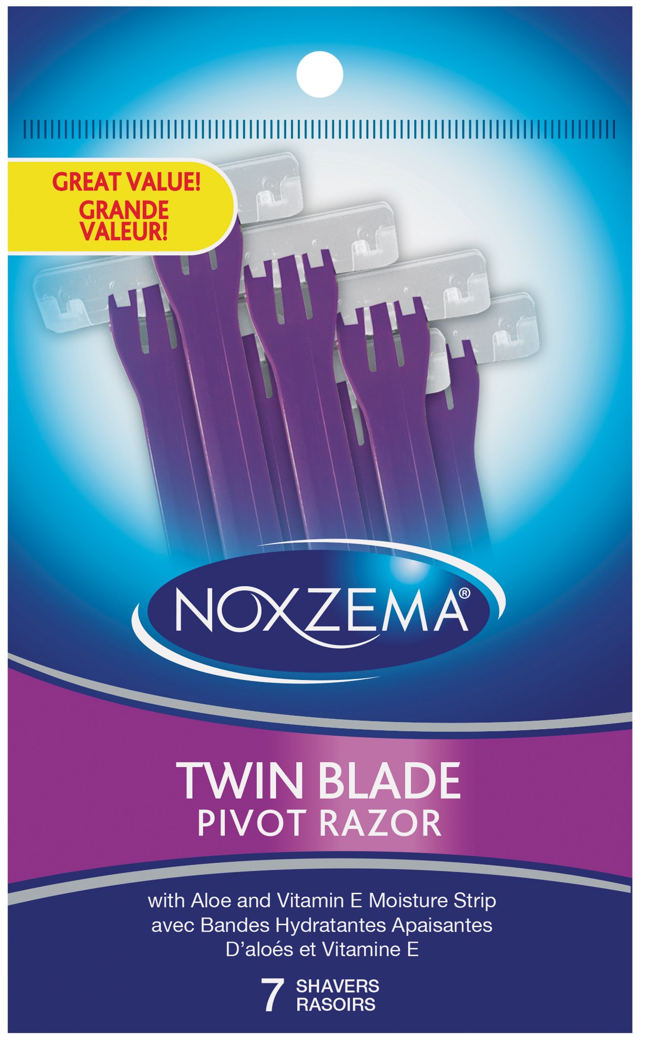 Noxzema Twin Blade Pivot Disposable Razors - Shop Razors & blades at H-E-B