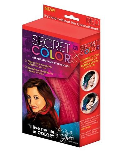 As Seen On TV Secret Color Red Headband Hair Extensions Shop Hair