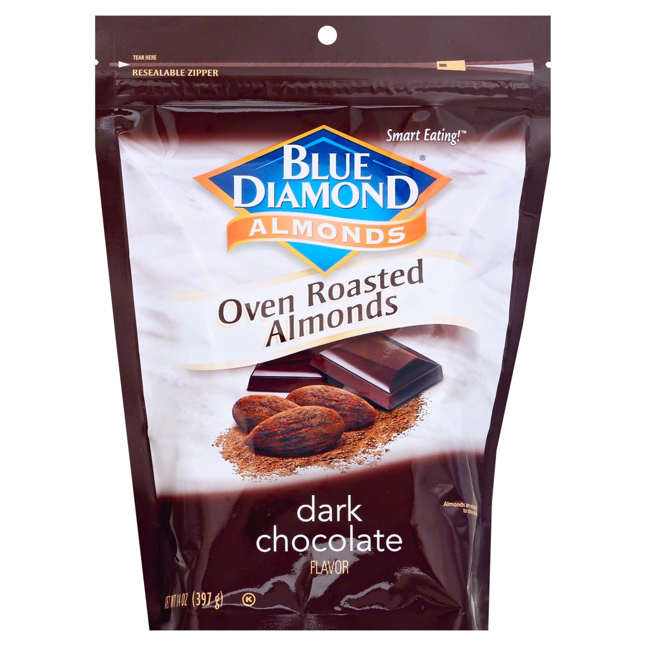 Blue Diamond Oven Roasted Dark Chocolate Almonds Shop Nuts & Seeds at