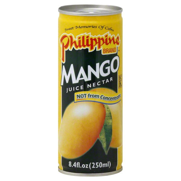 Philippine Mango Juice Nectar Shop Juice at HEB