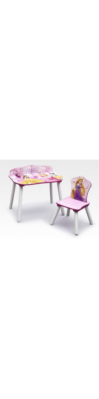 Delta children disney princess kids discount wood desk and chair set