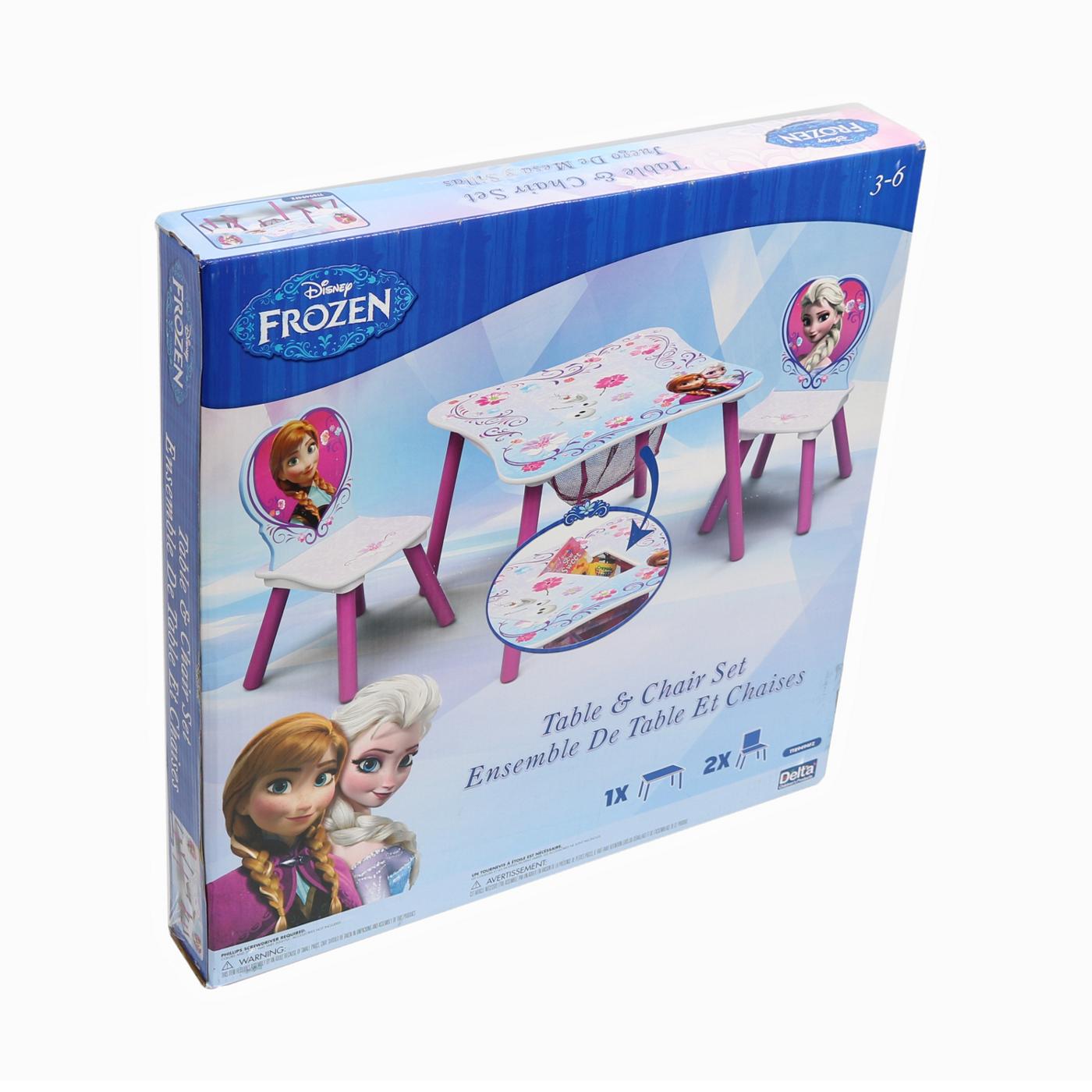 Delta Children Disney Frozen Table & Chair Set with Storage; image 3 of 4