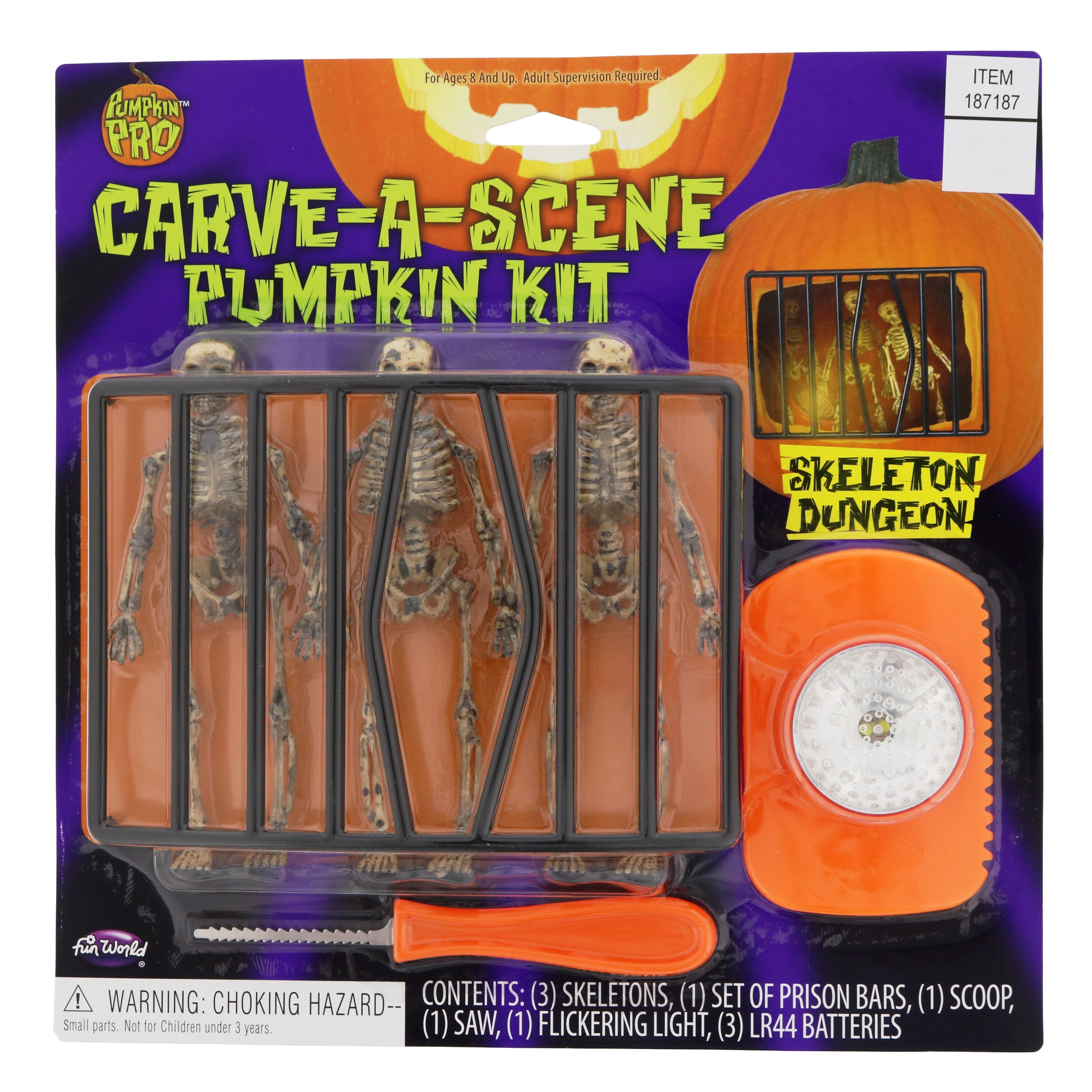 Fun World Pumpkin Pro Carve-A-Scene Pumpkin Carving Kit - Shop Seasonal  Decor at H-E-B