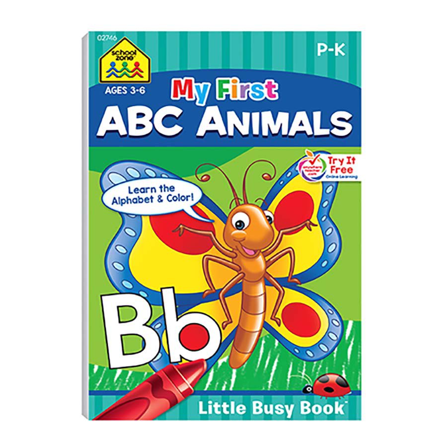 Download School Zone My First ABC Animals Busy Book - Shop Books ...