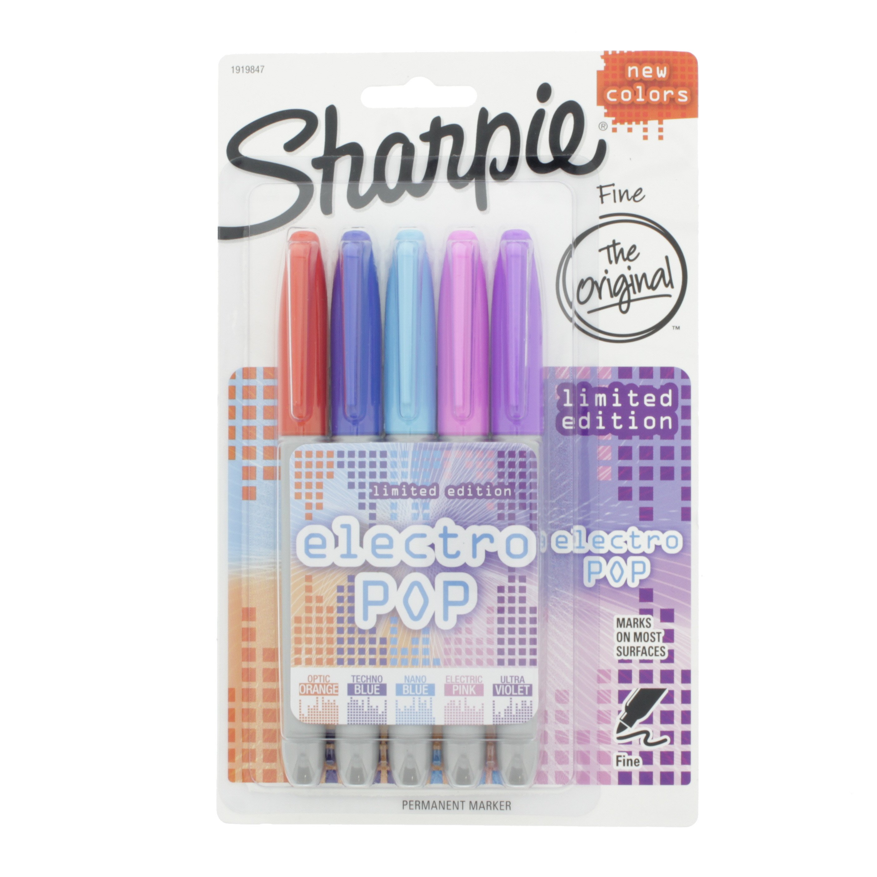 Sharpie Fine Electro Pop, Permanent Markers - Shop Markers at H-E-B