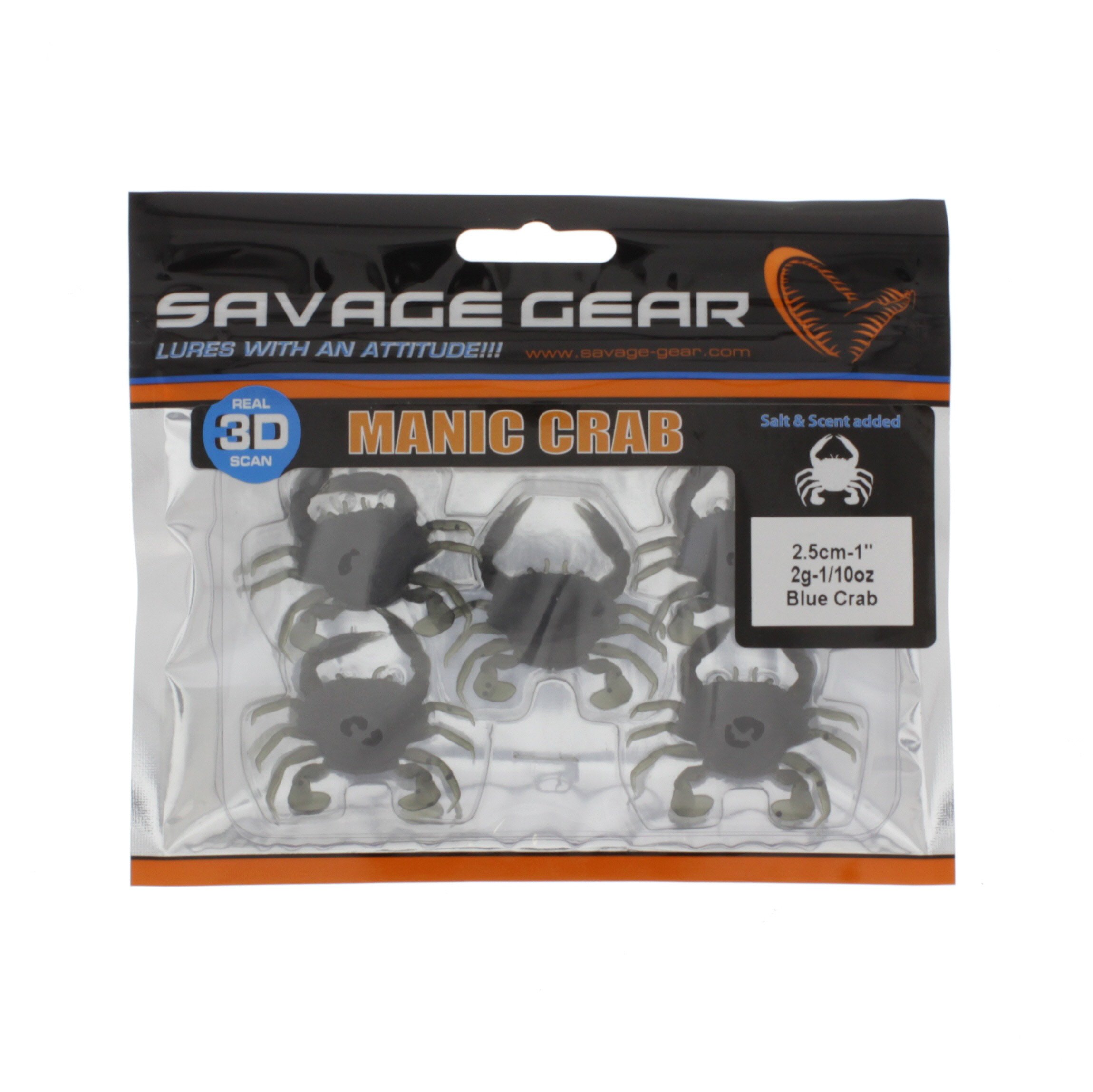 Savage Gear LB 3D Manic Crab Red & Black Creature Bait Gummifisch Gummikrebs 