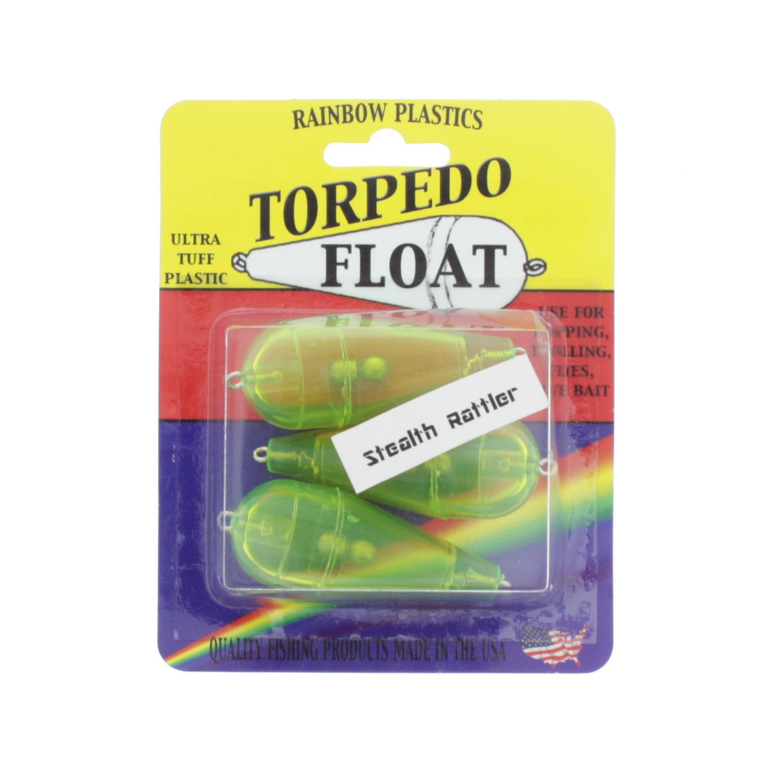 Rainbow Plastics Clear 2-5/8 Inch Torpedo Float - Shop Fishing at H-E-B