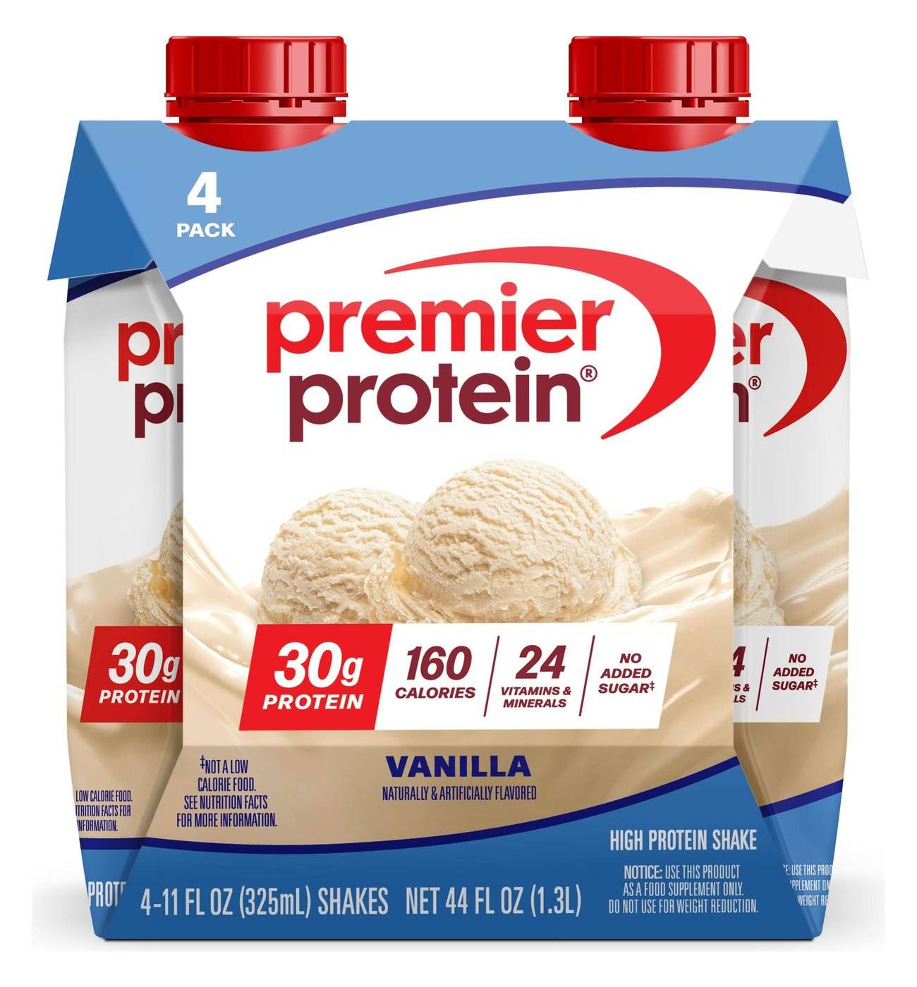 Premier Protein 30g Protein Shakes 4 pk Bottles - Vanilla; image 1 of 5