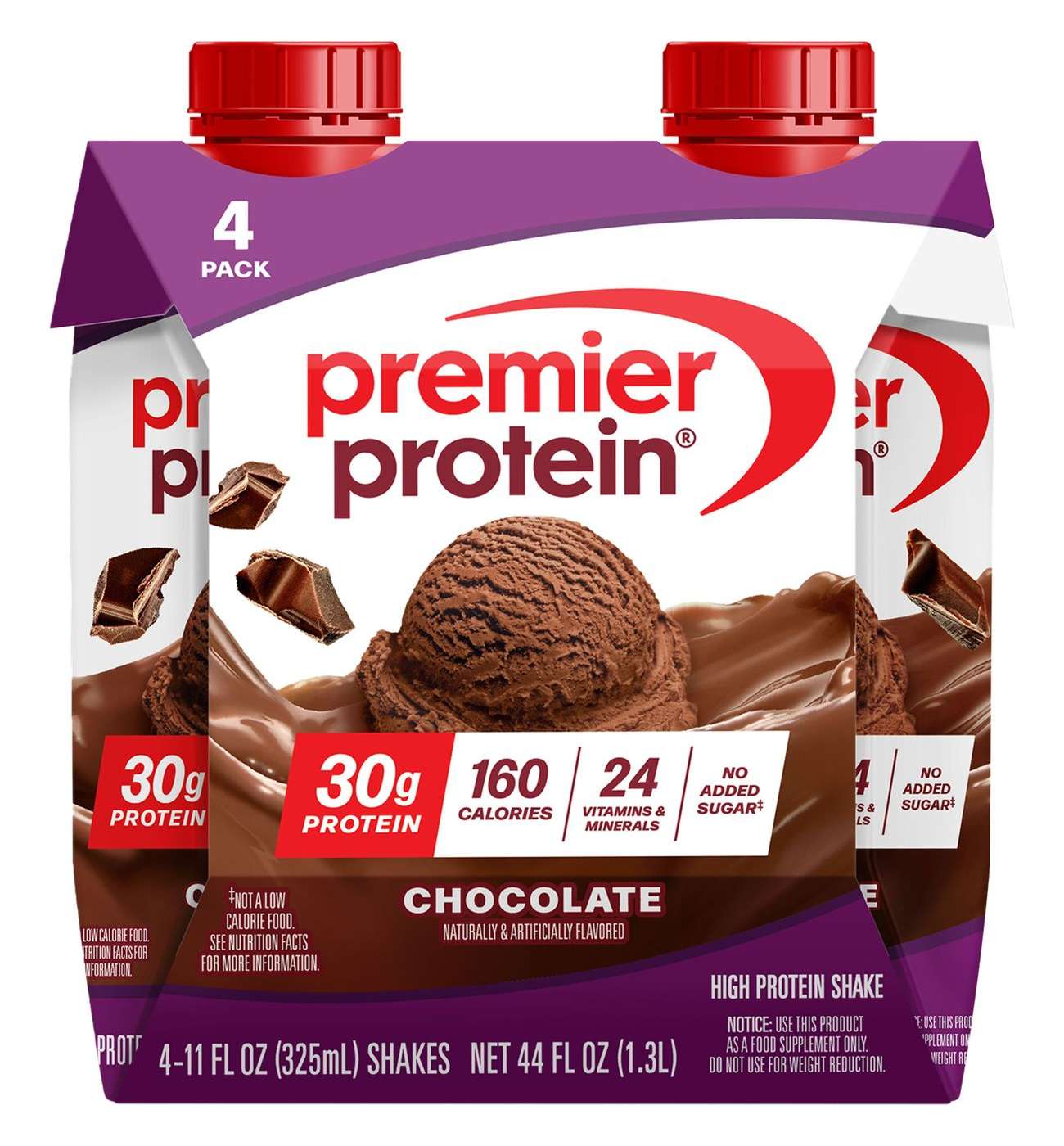 Premier Protein 30g Protein Shakes 4 pk Bottles - Chocolate; image 1 of 5
