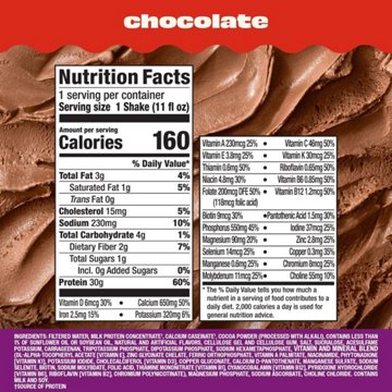 Premier Protein 30g Protein Shakes 4 pk Bottles - Chocolate