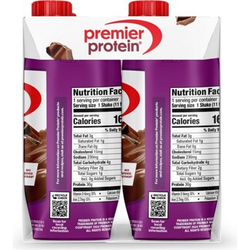 Premier Protein 30g Protein Shakes 4 pk Bottles - Chocolate