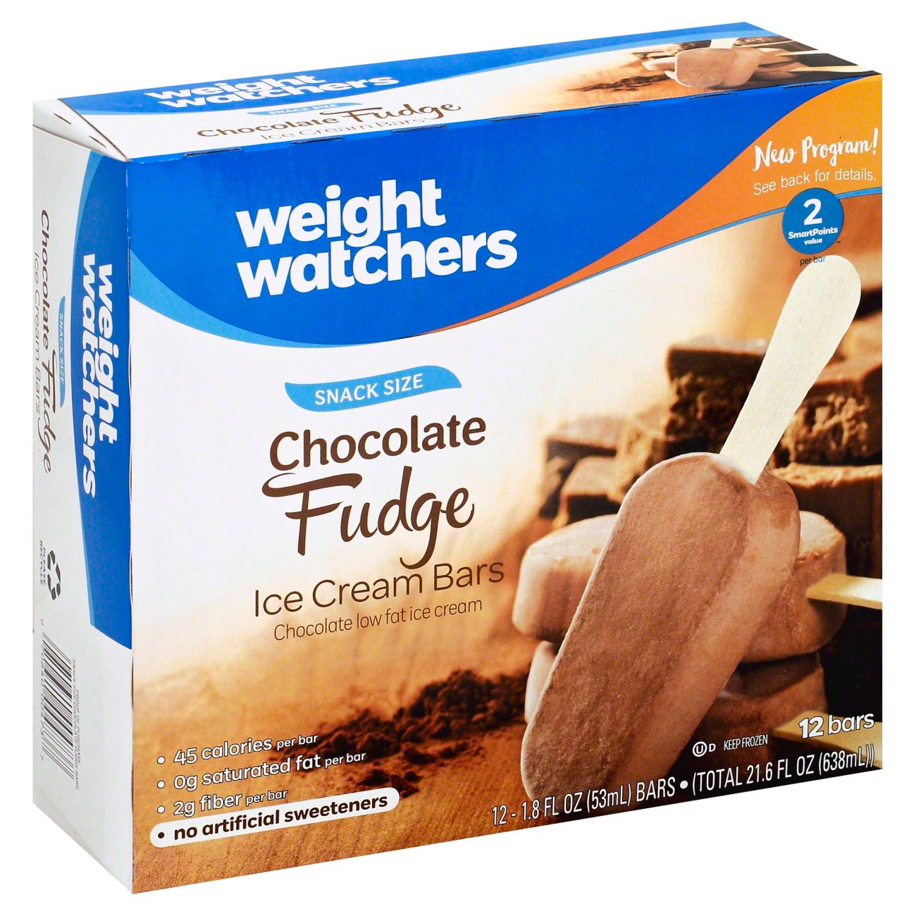 Weight Watchers Snack Size Chocolate Fudge Bars Nutrition Information