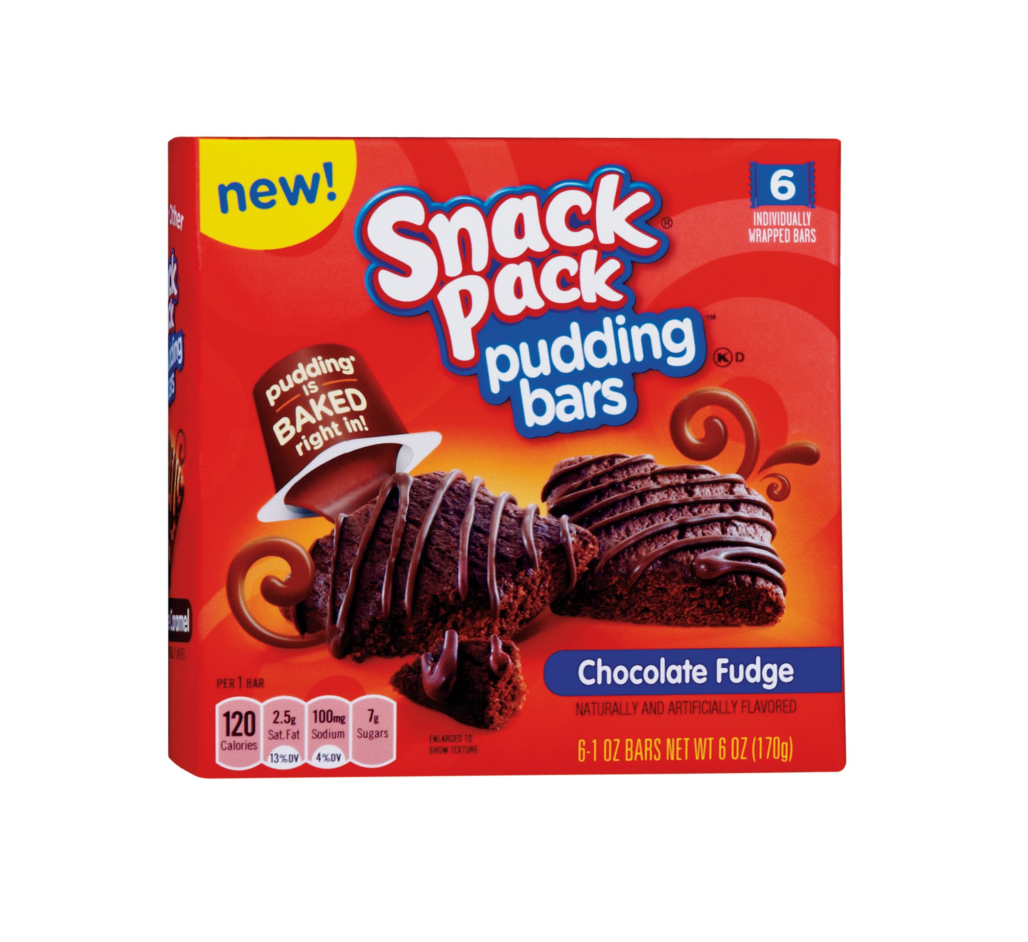 Hunt's Snack Pack Chocolate Fudge Pudding Bars Shop Pudding & Gelatin