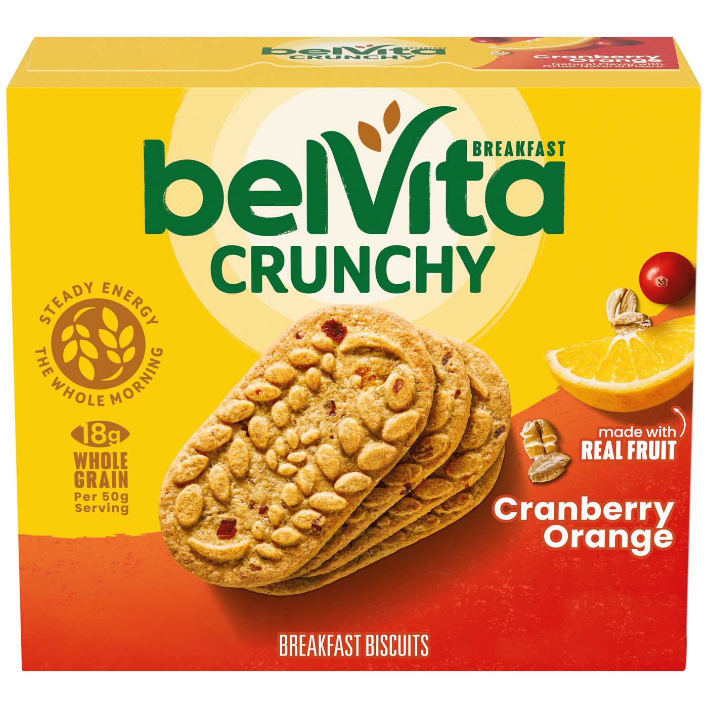 belVita Cranberry Orange Breakfast Biscuits; image 1 of 6