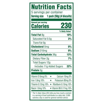 belVita Cranberry Orange Breakfast Biscuits, 5 pk