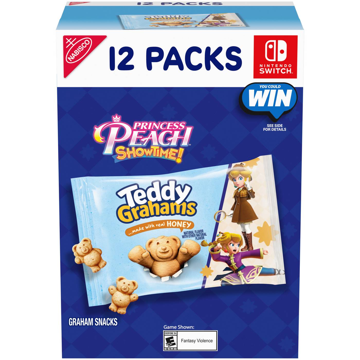 Teddy Grahams Honey Graham Snacks Snack Packs; image 1 of 11