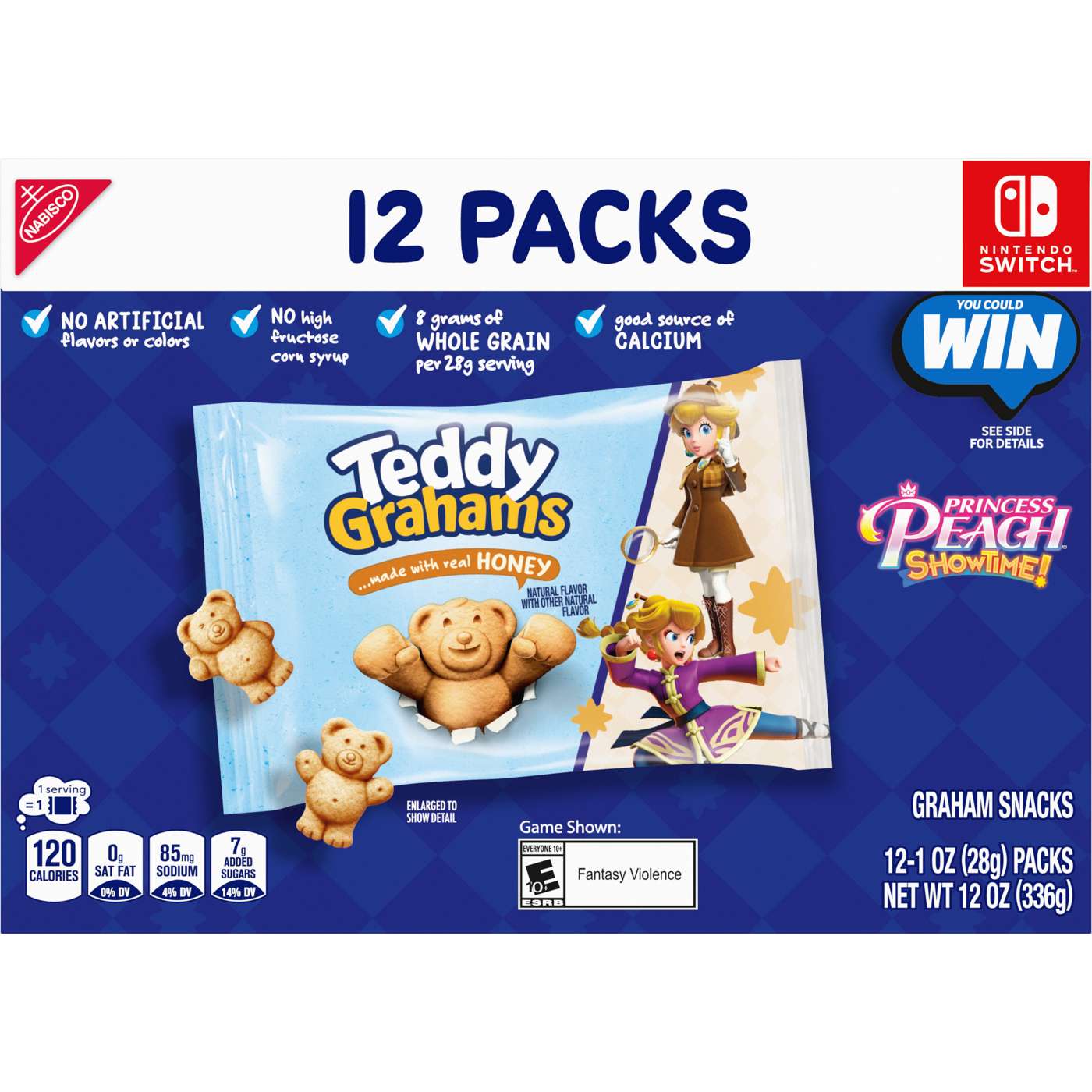 Teddy Grahams Honey Graham Snacks Snack Packs; image 6 of 11