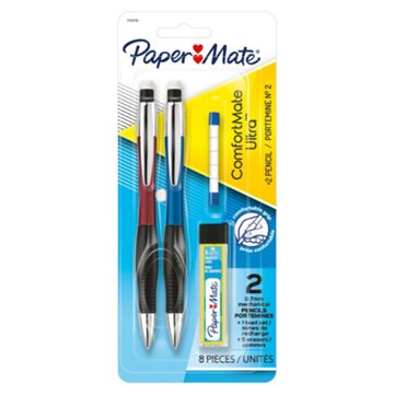 Paper Mate ComfortMate Ultra 0.7mm Mechanical Pencil Set, 2 pk