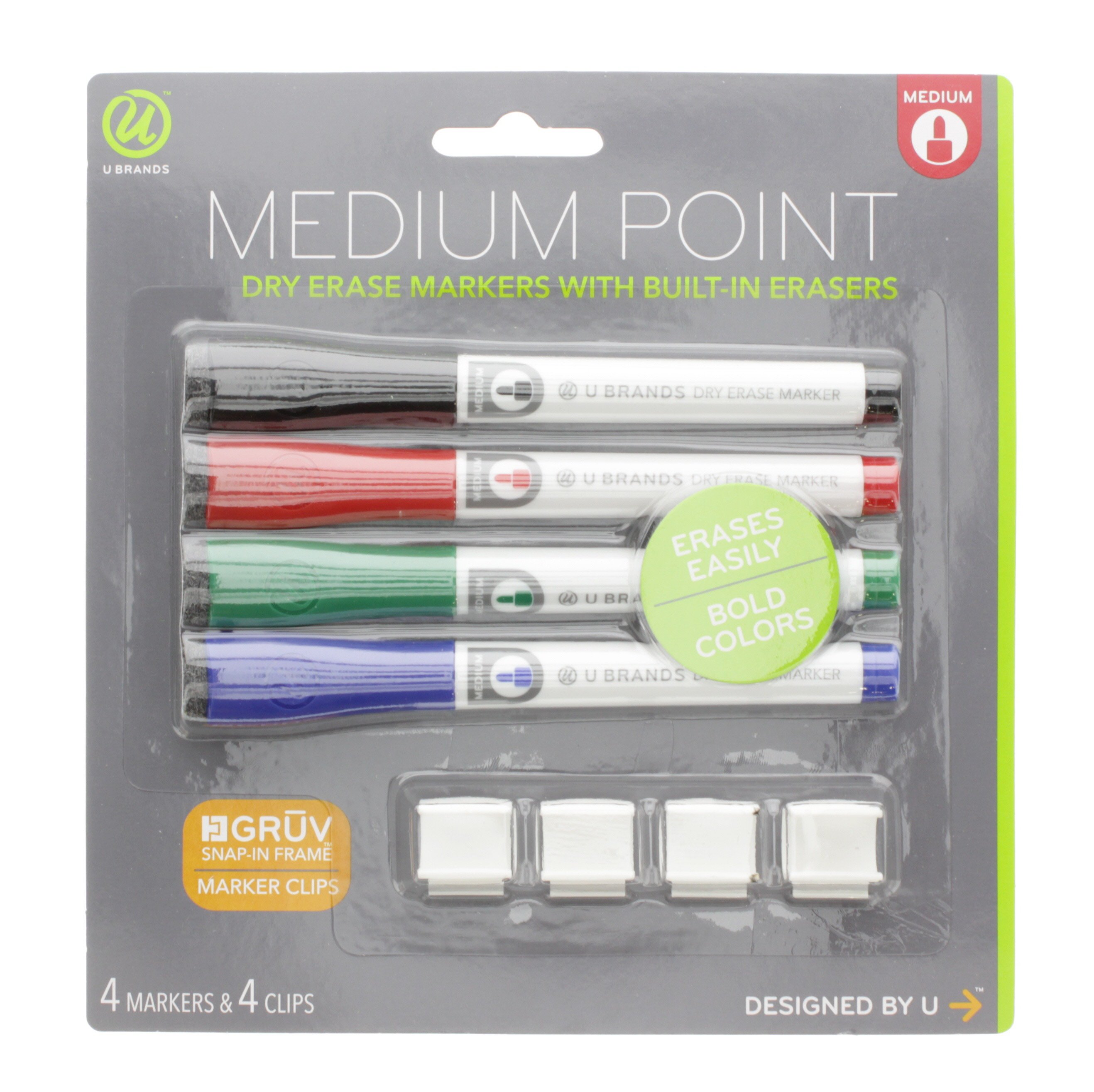 U Brands Medium Point Dry Erase Markers Shop Highlighters Dry Erase