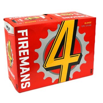 Real Ale Firemans #4 Blonde Ale Craft Beer 12 pk Cans, 12 oz