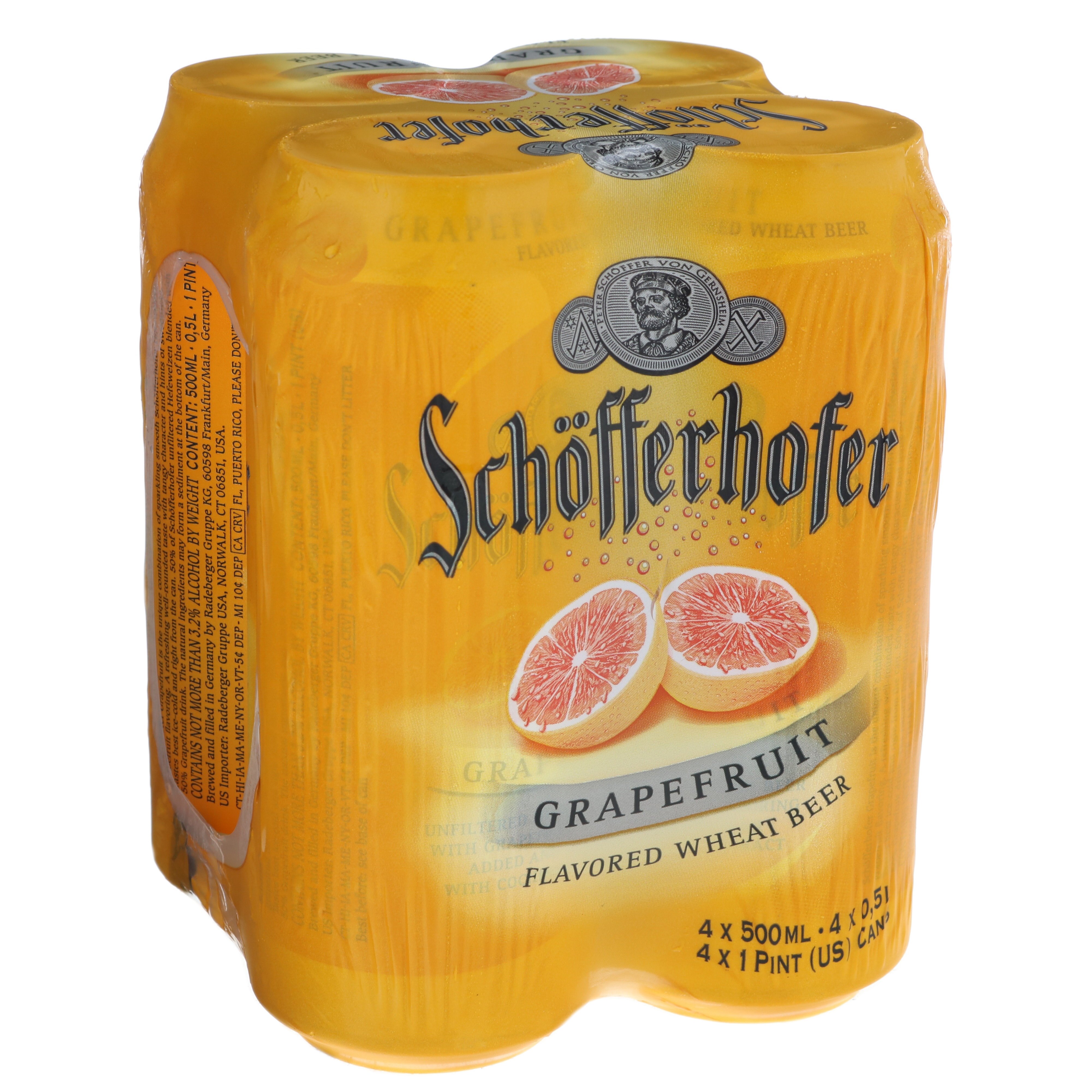 Schofferhofer Grapefruit Hefe Wheat Beer 16 9 Oz Cans Shop Beer At H E B,Cooking Ribs With Membrane On