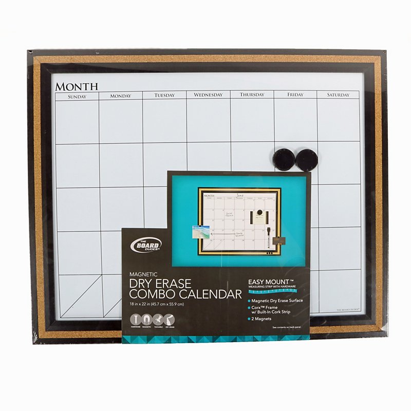 The Board Dudes Magnetic Dry Erase Combo Calendar Shop Bulletin Dry Erase Boards At H E B