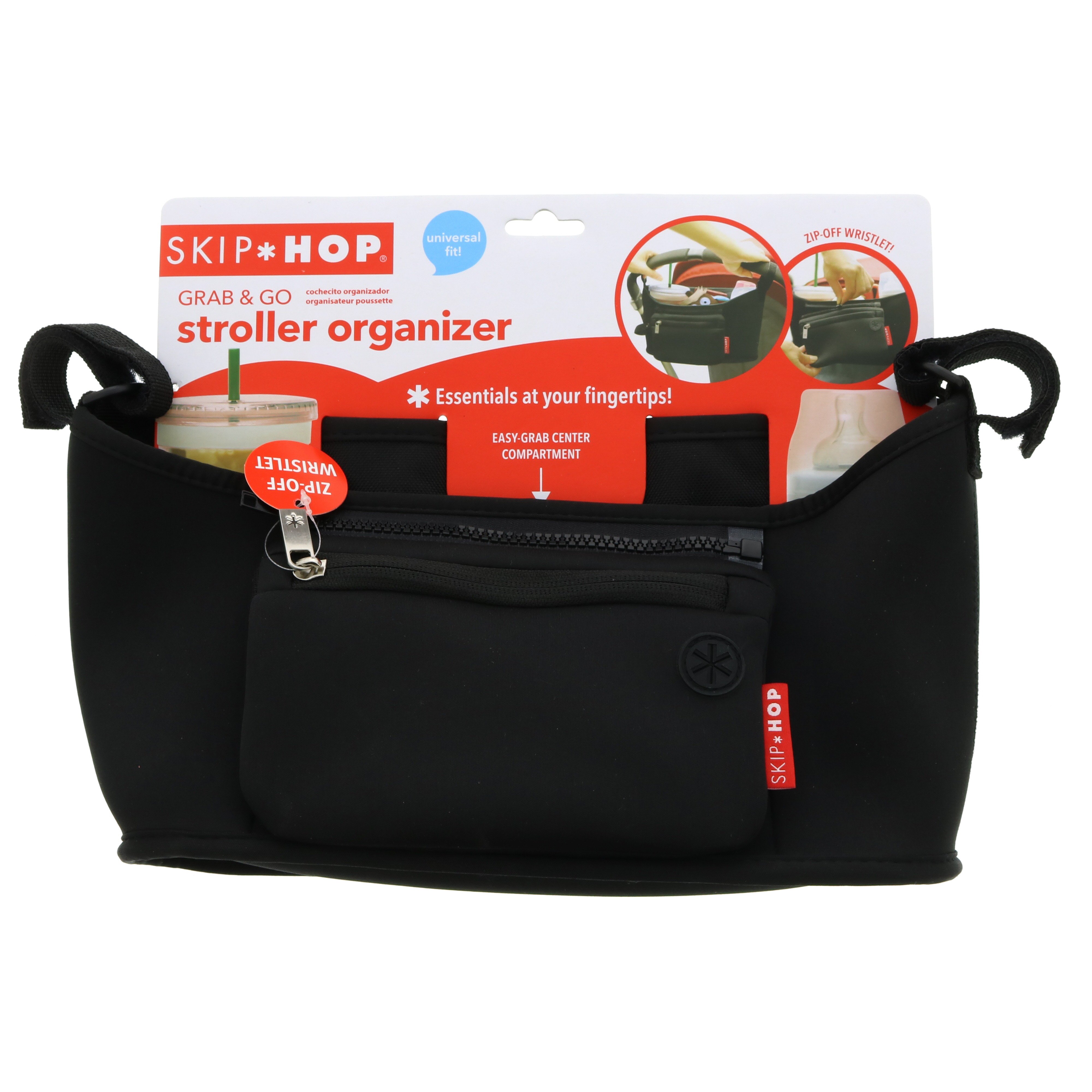 skip hop stroller organizer black